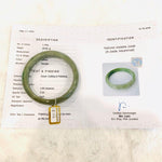 Load image into Gallery viewer, Grade A Natural Jade Bangle with certificate #4046
