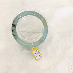 Grade A Natural Jade Bangle with certificate #4056