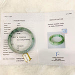 Load image into Gallery viewer, Grade A Natural Jade Bangle with certificate #4065

