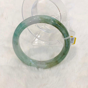 Grade A Natural Jade Bangle with certificate #4068