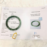 Load image into Gallery viewer, Grade A Natural Jade Bangle with certificate #4077
