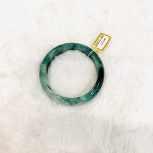 Grade A Natural Jade Bangle with certificate #4087
