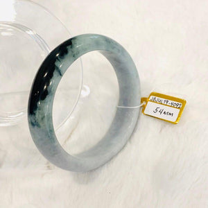 Grade A Natural Jade Bangle with certificate #4092