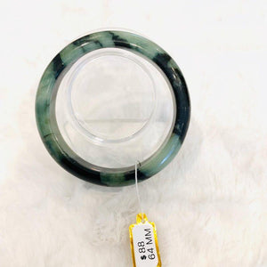 Grade A Natural Jade Bangle with certificate #4106