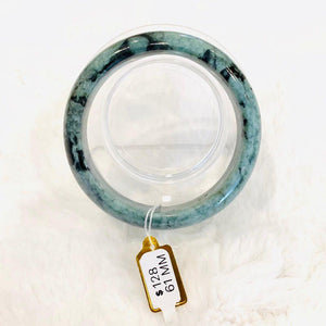 Grade A Natural Jade Bangle with certificate #4112