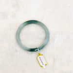 Load image into Gallery viewer, Grade A Natural Jade Bangle with certificate #4131
