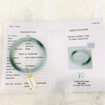 Load image into Gallery viewer, Grade A Natural Jade Bangle with certificate #4131
