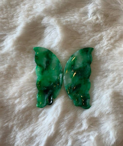 Butterfly Burmese Jade Pendant