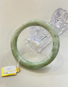 Grade A Natural Jade Bangle with certificate #1117