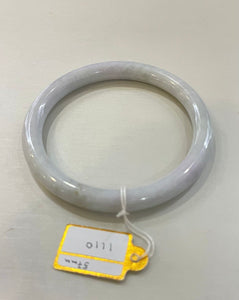 Grade A Natural Jade Bangle with certificate #1110