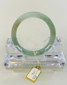 Grade A Natural Jade Bangle with certificate #1116