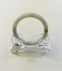 Grade A Natural Jade Bangle with certificate #1109