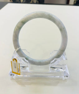 Grade A Natural Jade Bangle with certificate #1107