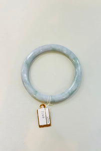 Grade A Natural Jade Bangle with certificate #1107
